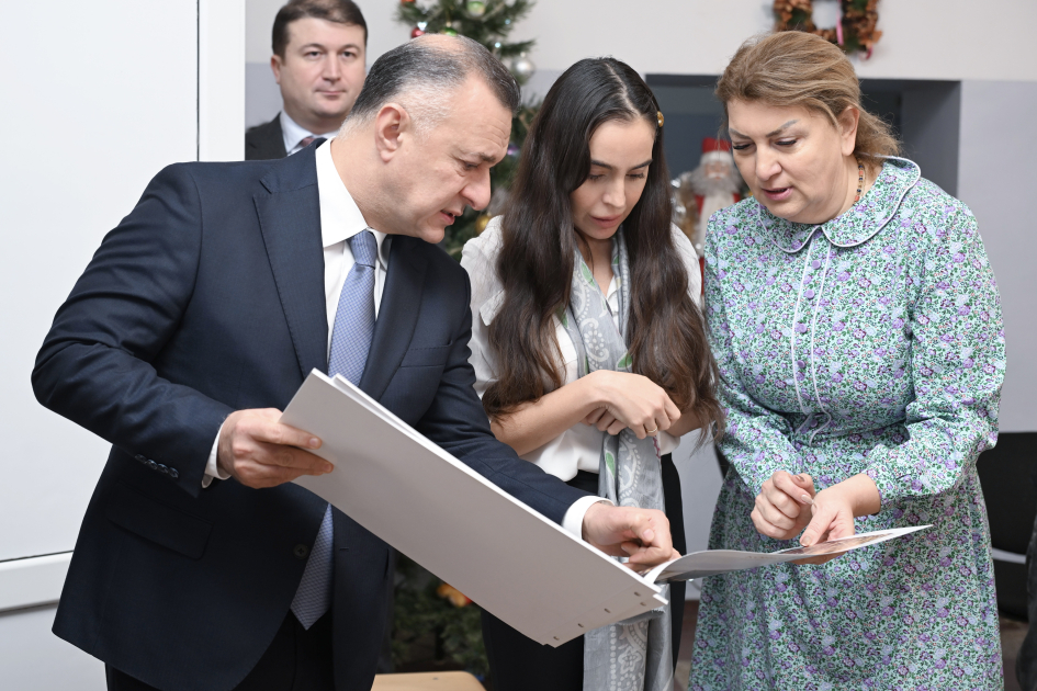 Leyla Əliyeva Səhiyyə Nazirliyi 5 saylı Uşaq Vərəm Sanatoriyasını ziyarət edib