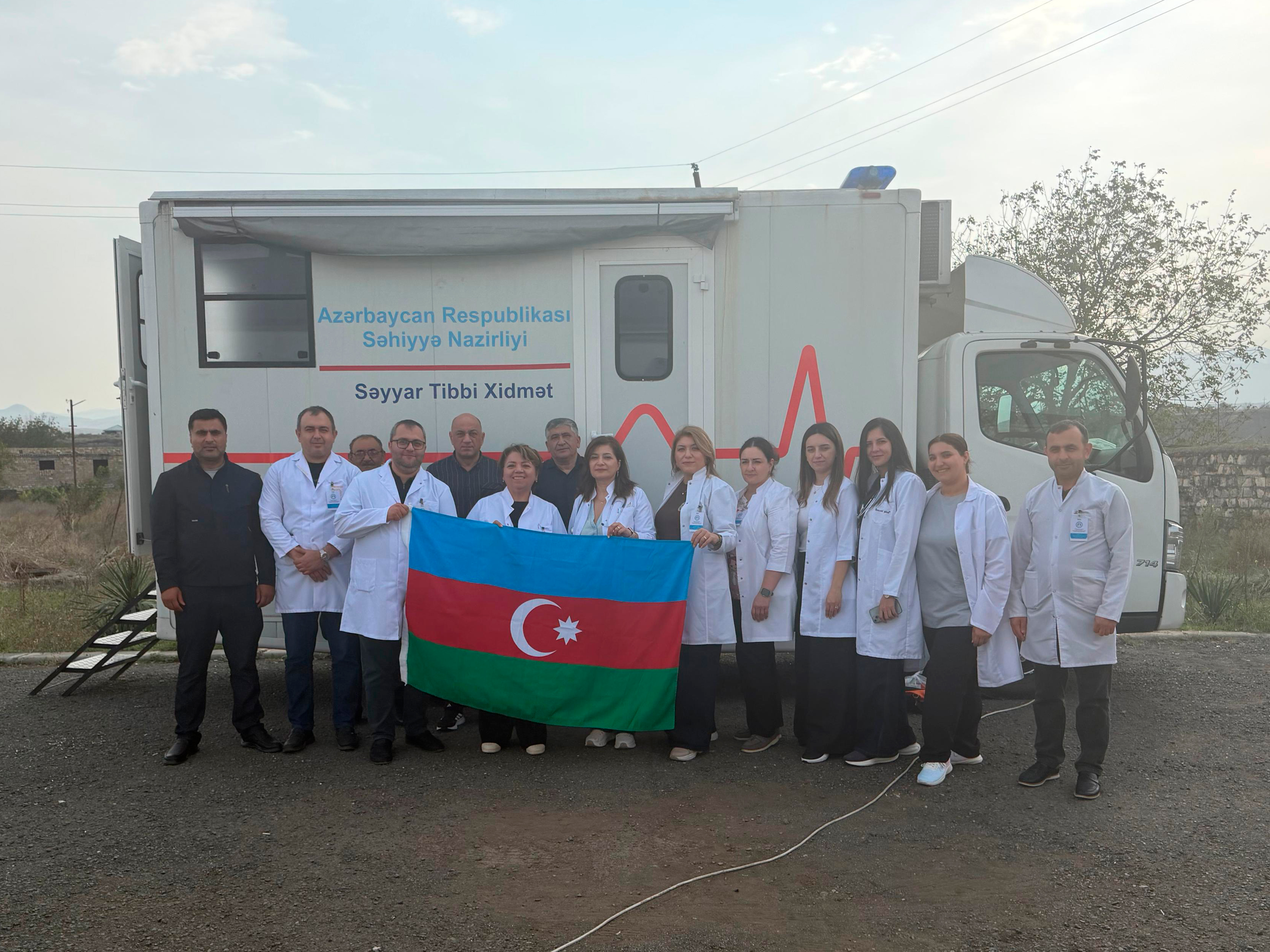 Səhiyyə Nazirliyinin mobil klinikası Xocalıda “Böyük Qayıdış” Proqramı çərçivəsində tibbi xidmət göstərib